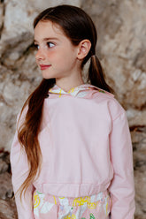 Completo Felpa e Pantalone a Fantasia Bimba